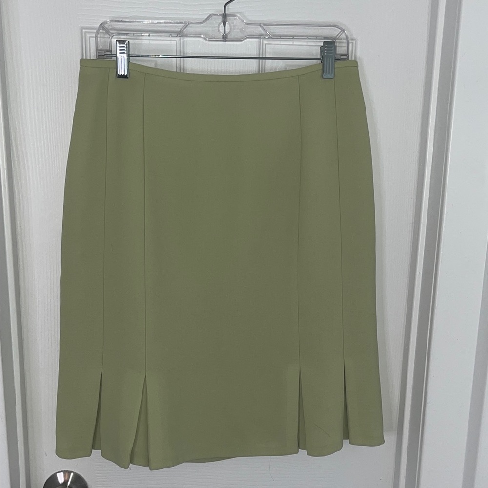 Vintage Light Spring Green Midi Skirt
